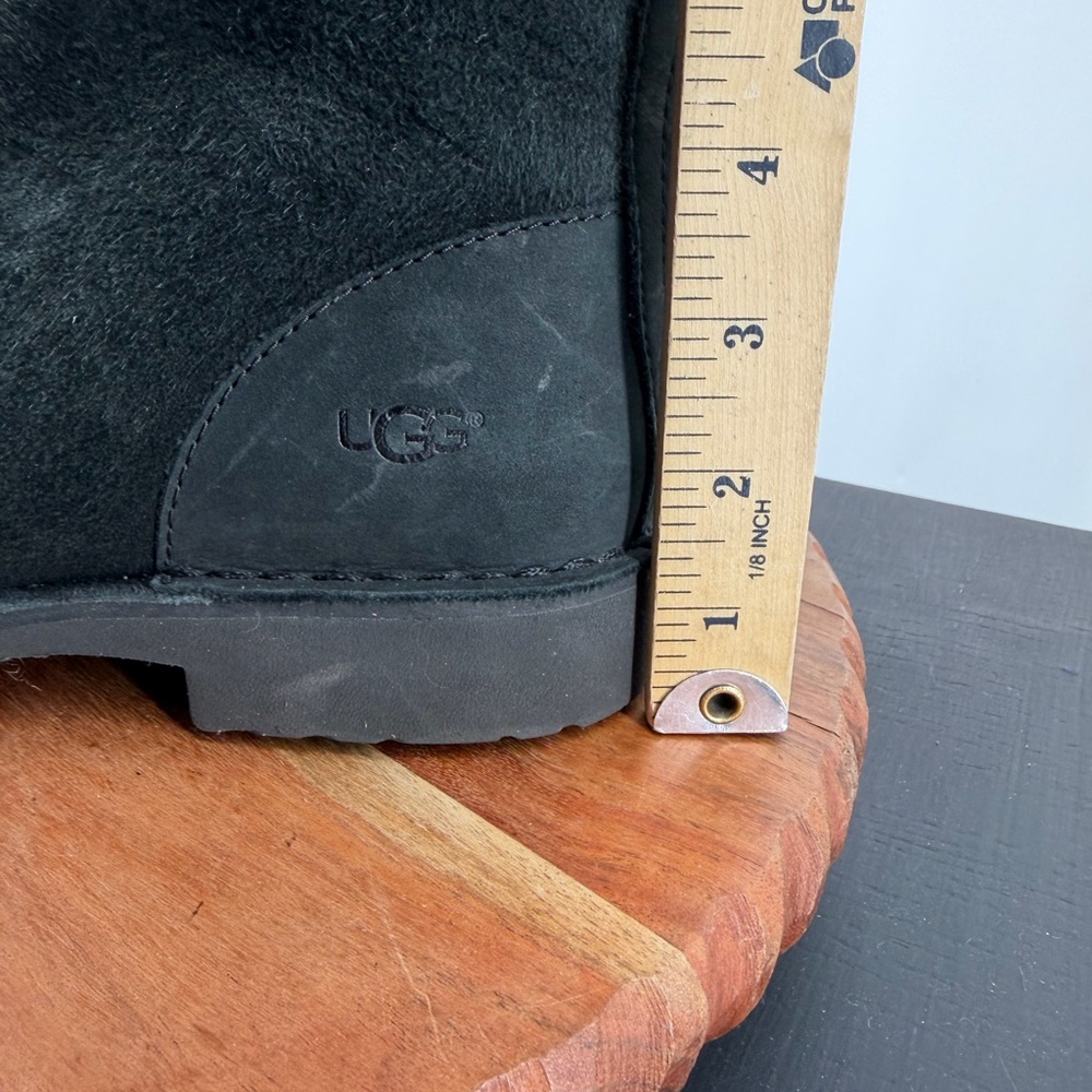 UGG Women’s Daney 1017507 Black Round Toe Lace-Up Ankle Snow Boots Sz 10 - Picture 11 of 12